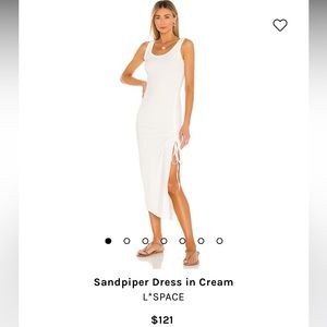 L*Space White Tank Dress XS